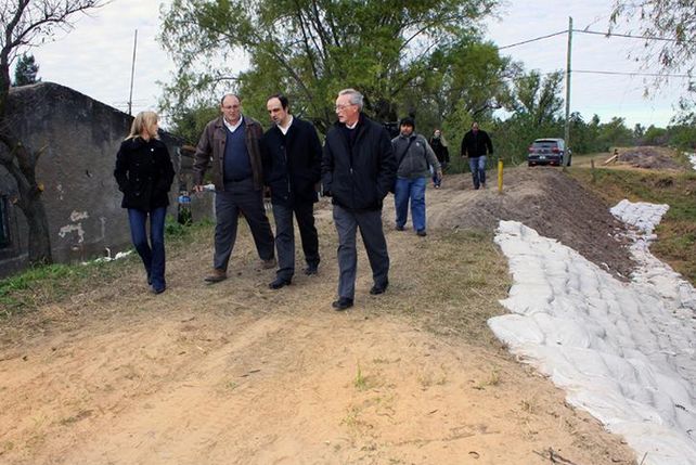Crecida del Paraná: el Intendente supervisó las tareas de prevención