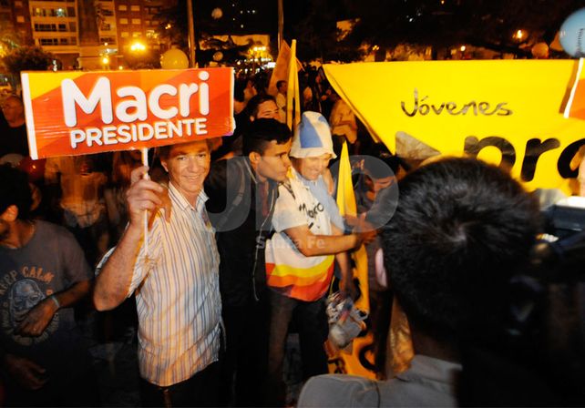 Santa Fe festejó el triunfo de Macri