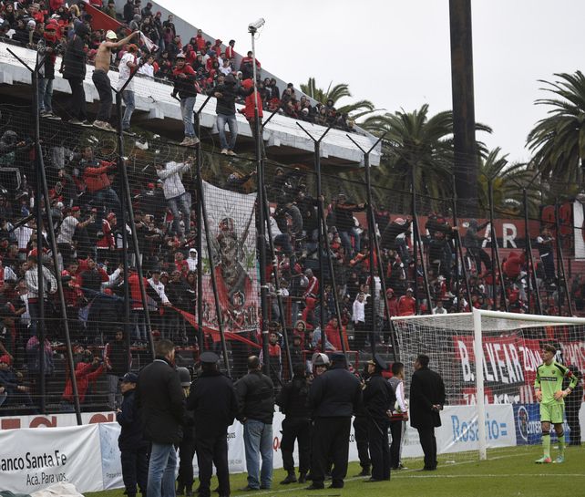 Al promediar el segundo tiempo