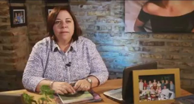 Jorgelina Alfonso: “Vivo en la misma casa y ando en mi bicicleta”.