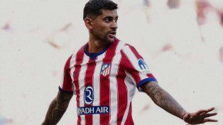 Alarma en la Selección: el Cuti Romero se lesionó y no se entrenó en el Atlético de Madrid