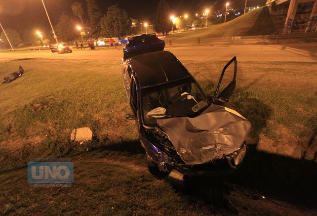 Choque y caos vehicular