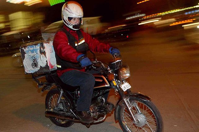 Disfrazado. El hombre condenado circulaba como un delivery pero era un escurridizo ladrón armado..