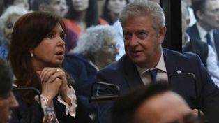 Cristina Kirchner y su abogado Carlos Beraldi.