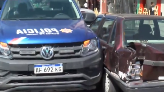 Un patrullero protagonizó un siniestro vial una vez más&nbsp;