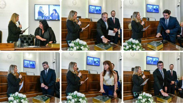 Juraron los nuevos senadores y eligieron a las autoridades