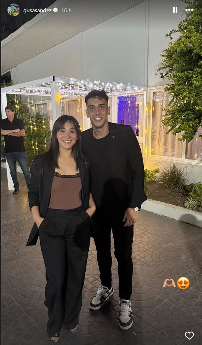 Agustín Sández fue uno de los jugadores de Central que cargó en redes sociales imágenes de la despedida canalla.