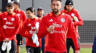 El seleccionado se movió en Santiago de Chile.