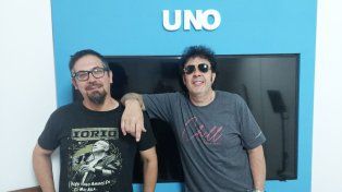 Matías Lencina y Sergio Musich en la redacción de UNO