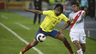 Regresó de Ecuador. El defensor Arturo Mina jugó los 180 por eliminatorias y está ok.