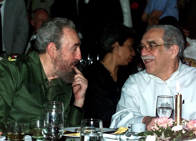 Con Fidel Castro