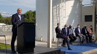El gobernador participó de la inauguración de la planta industrial de Keclon.