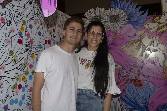 Felipe Gómez y Génesis Pistone.  