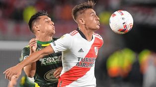 Brian Romero podría ser baja en River para los dos partidos que restan.