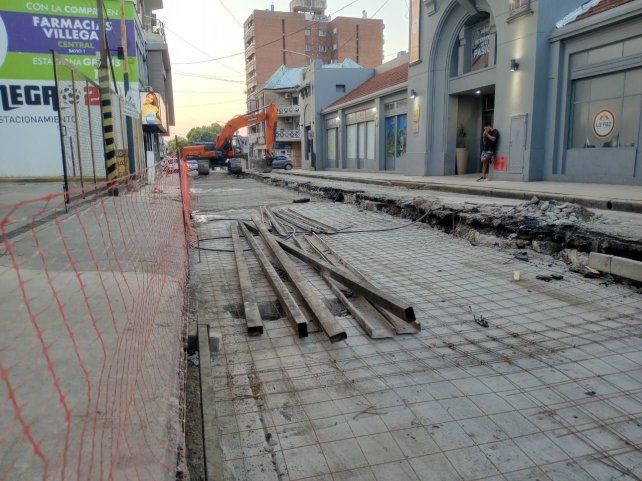 Las calles cortadas en el centro de Paraná.