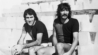Zanabria y Carlovich; el ex-Uni&oacute;n record&oacute; a su compa&ntilde;ero de ataque.
