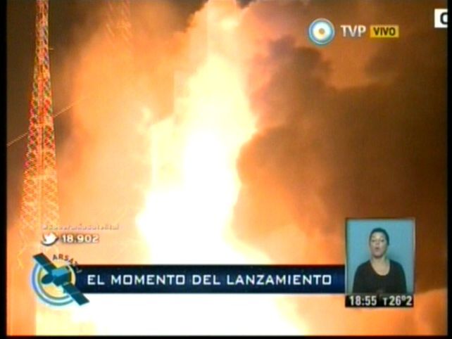 El primer satélite geoestacionario argentino está en el espacio y ya se desprendió de la cápsula