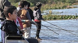 Gran éxito en el torneo de pesca infantil en Santo Tomé