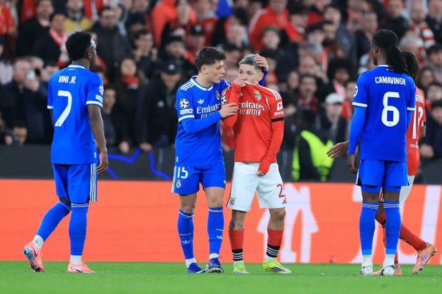 Escándalo en Real Madrid-Benfica: Vinícius dijo que un argentino le dijo mono