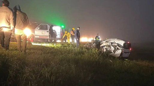 Tragedia vial en la Ruta 12: una persona falleció tras un fuerte impacto
