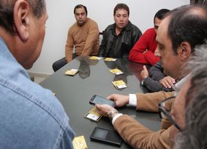 Los taxistas presentaron al Intendente una nueva aplicación para celulares