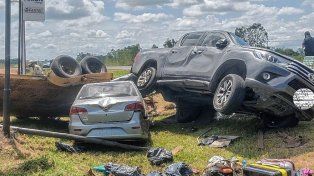 El accidente ocurrió en el kilómetro 321 de la Autovía 14.