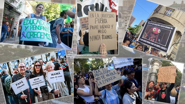 Los mejores carteles que se vieron en la marcha federal universitaria