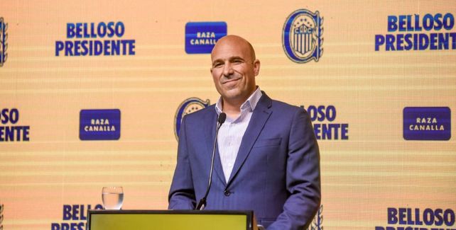 Gonzalo Belloso, el candidato de Raza Canalla. El Pejerrey ya estuvo en el club, ahora va por la presidencia.