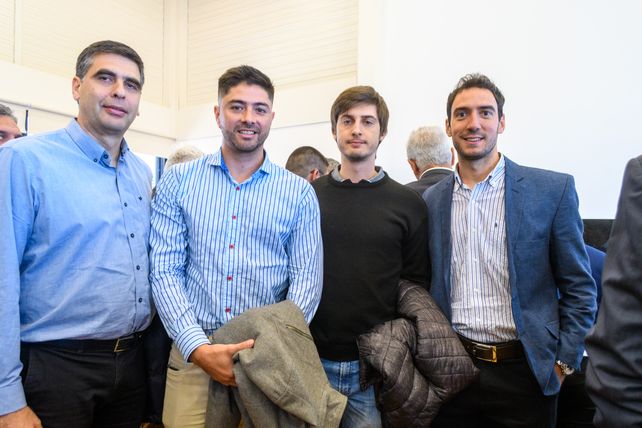  Juan Corbacho, Alexis Rodríguez, Andrés Arausay y Matías Grande.  