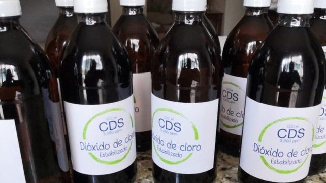 Anmat dio de baja 400 ofertas de venta de dióxido de cloro