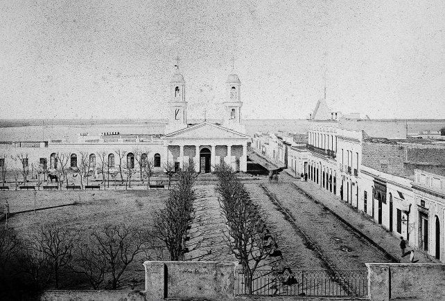 Vista de la plaza 25 de Mayo
