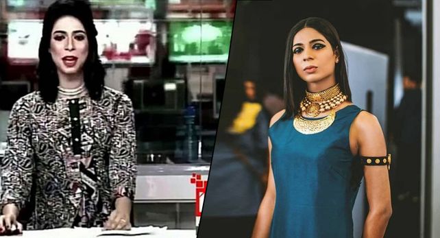 Una presentadora de noticias, la primera persona transgénero en la TV de Pakistán