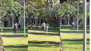 Indignación, bronca y pedido de seguridad en el Parque Federal.&nbsp;