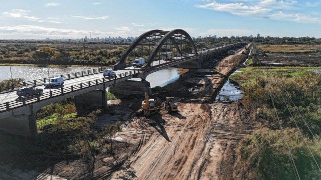 Obras actuales del nuevo puente Santa Fe - Santo Tomé. Obras actuales del nuevo puente Santa Fe - Santo Tomé.