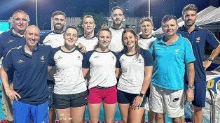 El equipo de Argentina comenzó su participación en el Trofeu Brasil de Natación.