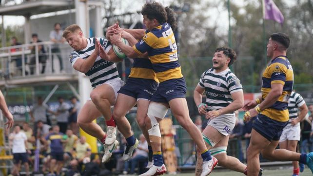 La pelearon. Gimnasia y Jockey Club animaron un gran partido en el parque Independencia por el Regional del Litoral de rugby.