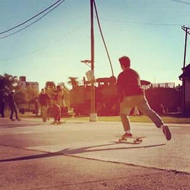 Push al atardecer.&nbsp;