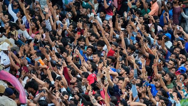 Los aficionados el Royal Challengers Bengaluru