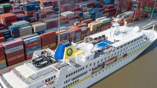Segundo caso de Covid en el crucero Hamburg: se decretó el aislamiento de la nave