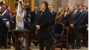 El presidente Javier Milei en el tedeum por el 25 de mayo El presidente Javier Milei en el tedeum por el 25 de mayo