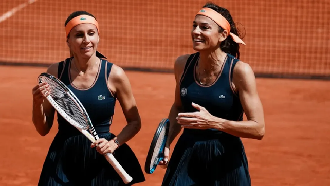 Sabatini y Dulko se lucieron en el debut en el torneo de Leyendas de Roland Garros