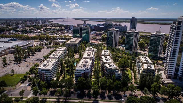 Vista aérea de los Condominios del Alto, obra que marcó un antes y un después en la historia de Fundar.