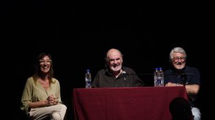 Bárbara Zapata, Néstor Zapata y Quicho Fenizi, parte del corazón de Arteón, felices tras la noticia.