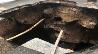 Por qué ampliaron el corte en 9 de Julio y Bulevar tras el socavón que se tragó a un peatón