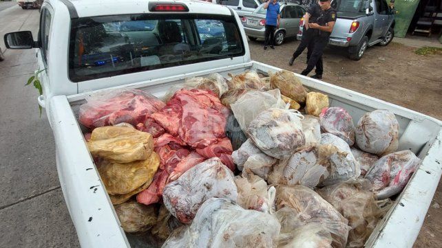 Fueron cuatro los operativos entre Santa Fe y Santo Tomé donde decomisaron más de 22.000 kilos de carne en mal estado. 