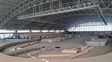 Con una pista de madera importada, avanza la obra del nuevo velódromo de Rafaela: será el segundo del país
