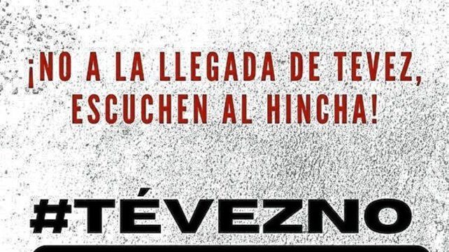Hinchas de Independiente rechazan la contratación de Tévez.