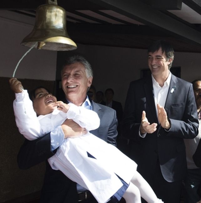macri. Cinco maestras se me vinieron encima y me dijeron «No paramos».