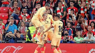 Atlético Madrid superó a Athletic Bilbao por 1-0.