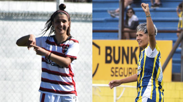 Antonela Cavigioli (Newells) y Daiana Gómez (Central) anotaron este fin de semana.